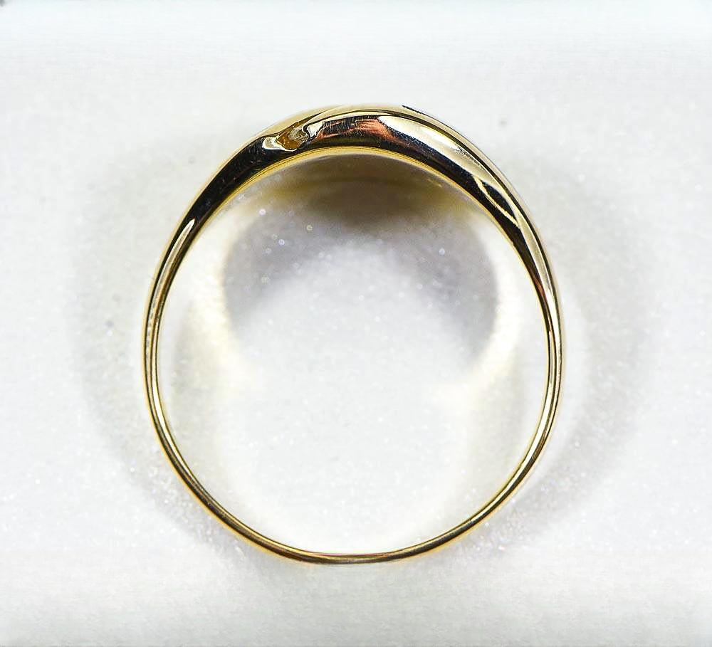 Gold Quartz Women's Ring "Orocal" RL1071DQ Genuine Hand Crafted Jewelry - 14K Gold Casting