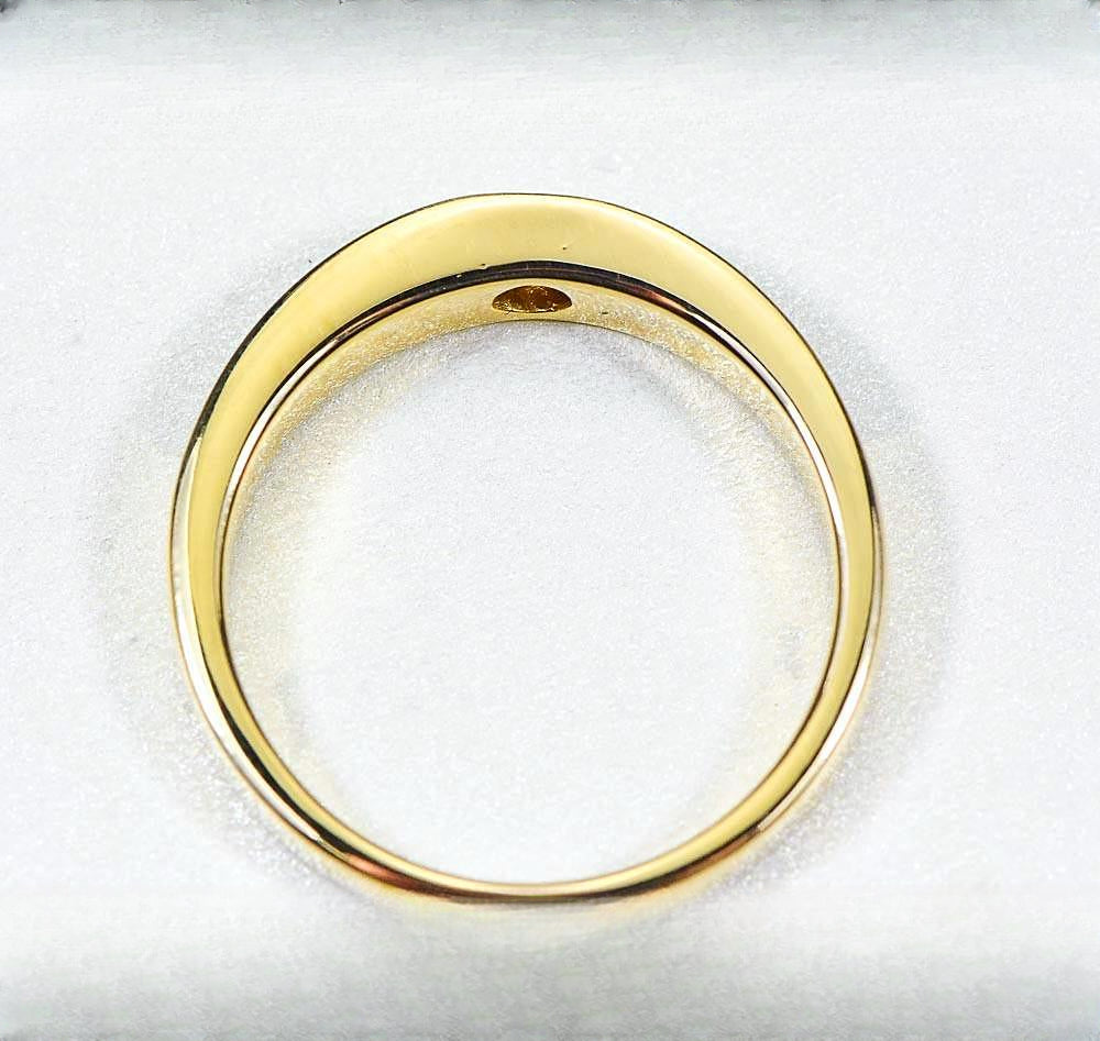 Gold Quartz Women's Ring "Orocal" RL728WD7Q Genuine Hand Crafted Jewelry - 14K Gold Casting