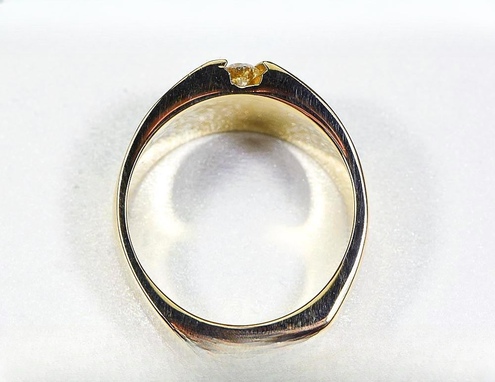 Gold Quartz Women's Ring "Orocal" RL470LD45Q Genuine Hand Crafted Jewelry - 14K Gold Casting