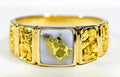 Gold Quartz Ring "Orocal" RM1046NQ Genuine Hand Crafted Jewelry - 14K Gold Casting