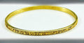 Gold Nugget Bracelet Bangle Style BB4MM "Orocal" Hand Made - Alaskan Yukon BC
