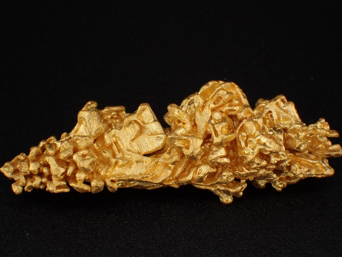Brazil natural gold specimen weighing 24.69 grams, first view