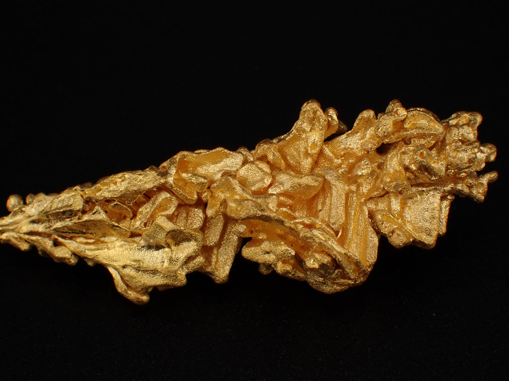 Brazil natural gold specimen weighing 24.69 grams, second view