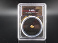 Australian Natural Gold Nugget in Sealed Slab – 0.391g, 23.4K – SGE-2026-00129