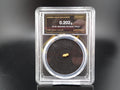 Australian Natural Gold Nugget in Sealed Slab – 0.202g, 22.8K – SGE-2026-00128