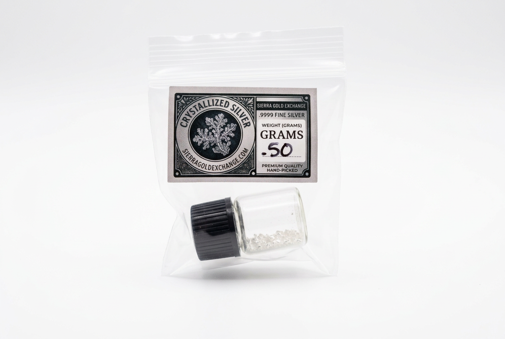 .5 gram Crystallized Silver - Vial