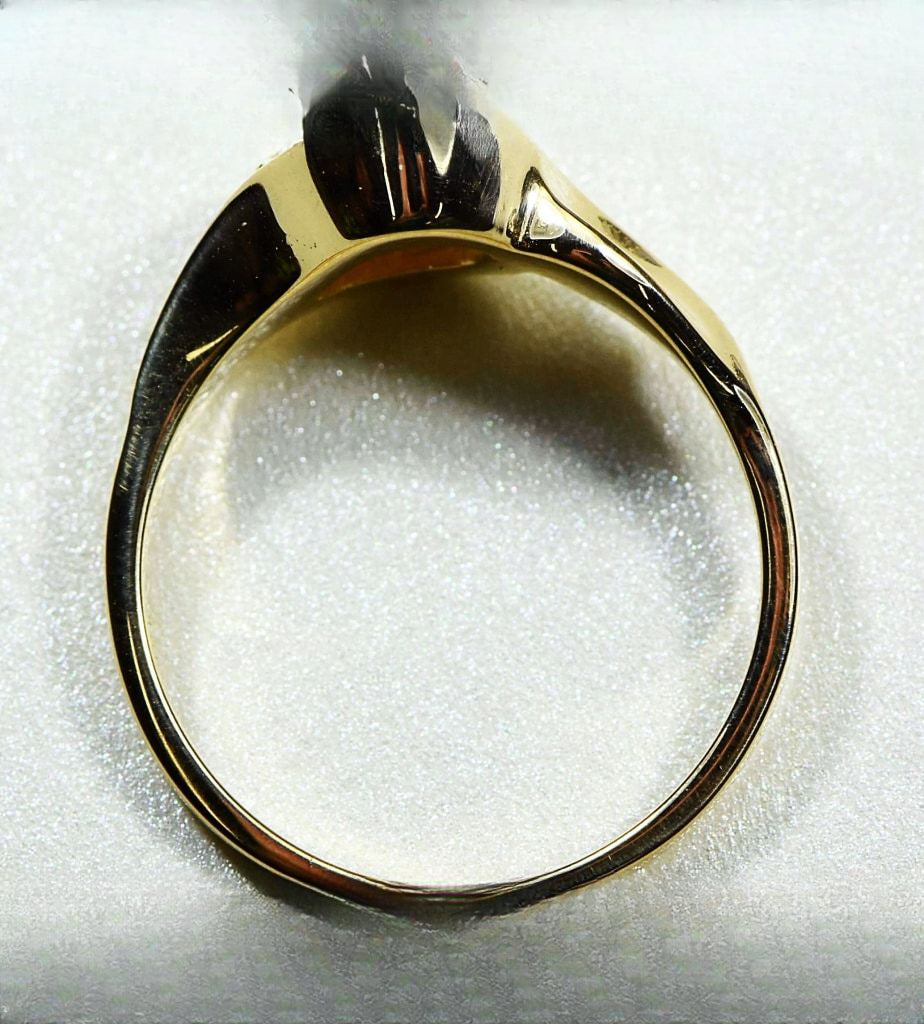 Gold Nugget Women's Ring "Orocal" RL509 Genuine Hand Crafted Jewelry - 14K Casting
