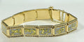 Gold Quartz Bracelet "Orocal" B16MMDQ  Genuine Hand Crafted Jewelry - 14K Gold Casting
