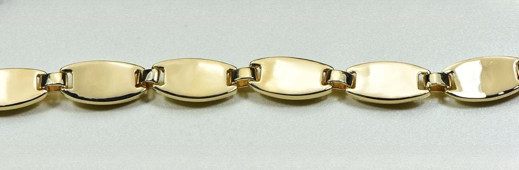 Gold Quartz Bracelet "Orocal" BDLOV6MMD210Q  Genuine Hand Crafted Jewelry - 14K Gold Casting