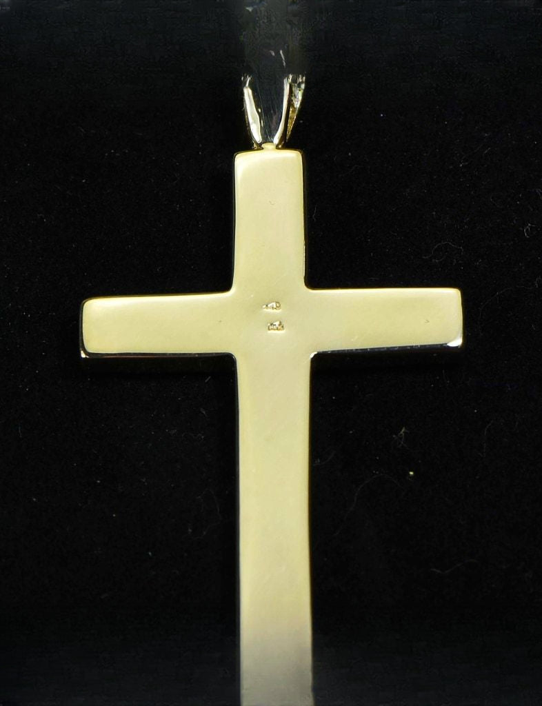 Gold Quartz Pendant "Orocal" PCR18QX Genuine Hand Crafted Jewelry - 14K Gold Yellow Gold Casting