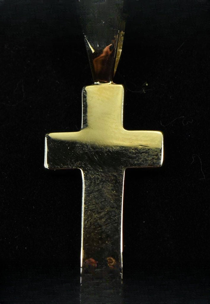Gold Quartz Pendant "Orocal" PCR20QX Genuine Hand Crafted Jewelry - 14K Gold Yellow Gold Casting