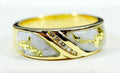 Gold Quartz Ring "Orocal" RL610D10Q Genuine Hand Crafted Jewelry - 14K Gold Casting