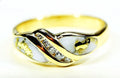 Gold Quartz Ring "Orocal" RL612D10Q Genuine Hand Crafted Jewelry - 14K Gold Casting