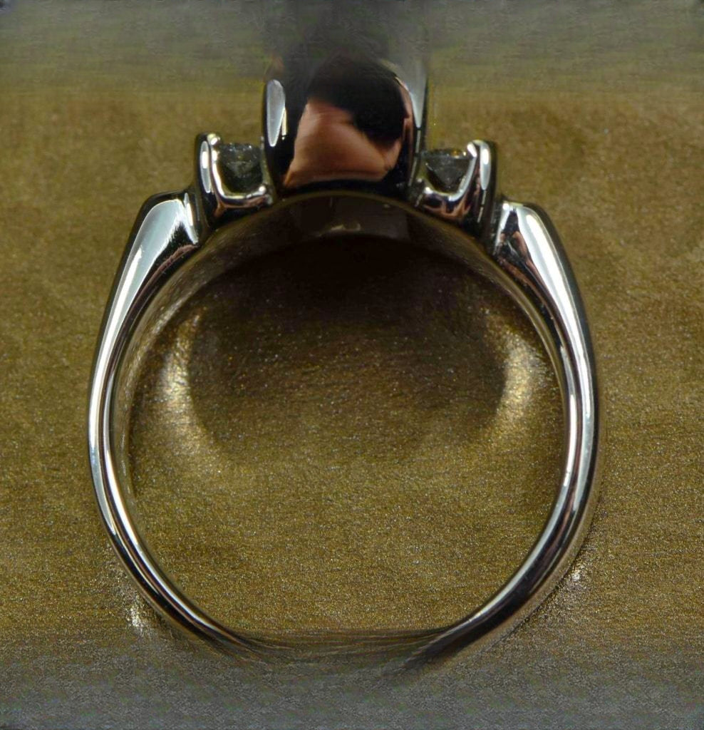Gold Quartz Ring "Orocal" RL639D32QW Genuine Hand Crafted Jewelry - 14K Gold Casting