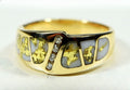 Gold Quartz Ring "Orocal" RL882D8Q Genuine Hand Crafted Jewelry - 14K Gold Casting
