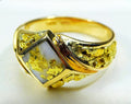 Gold Quartz Ring "Orocal" RM1083NQ Genuine Hand Crafted Jewelry - 14K Gold Casting