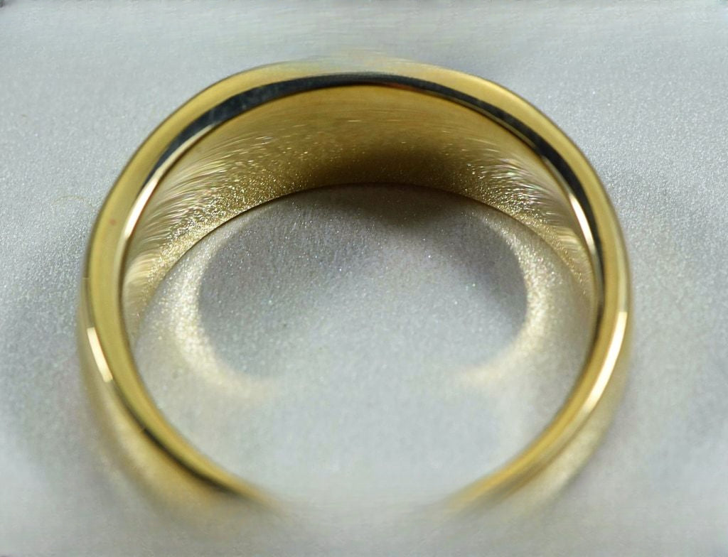 Gold Quartz Ring "Orocal" RM732D12Q Genuine Hand Crafted Jewelry - 14K Gold Casting