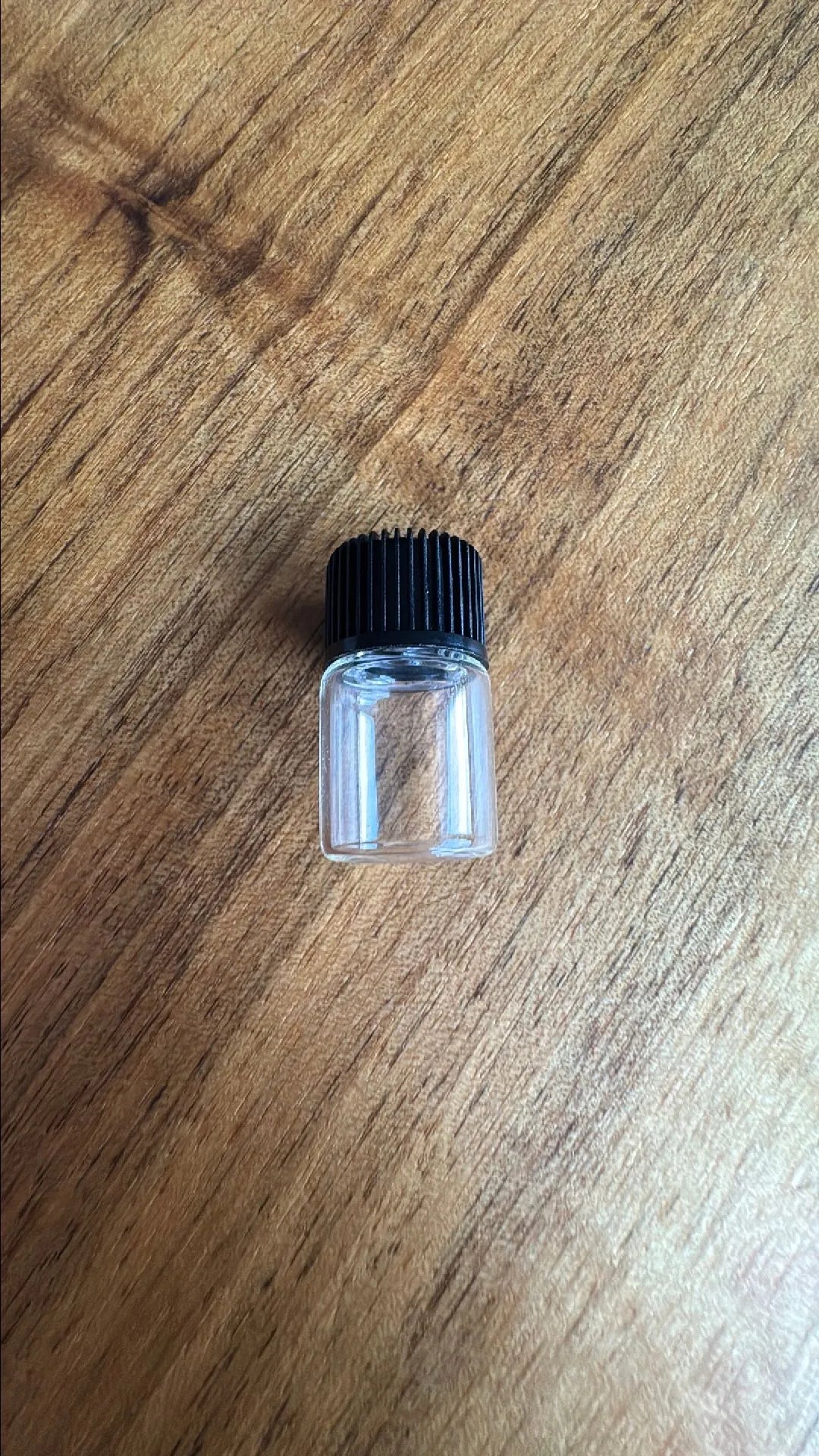 Mini Gold Glass Vial