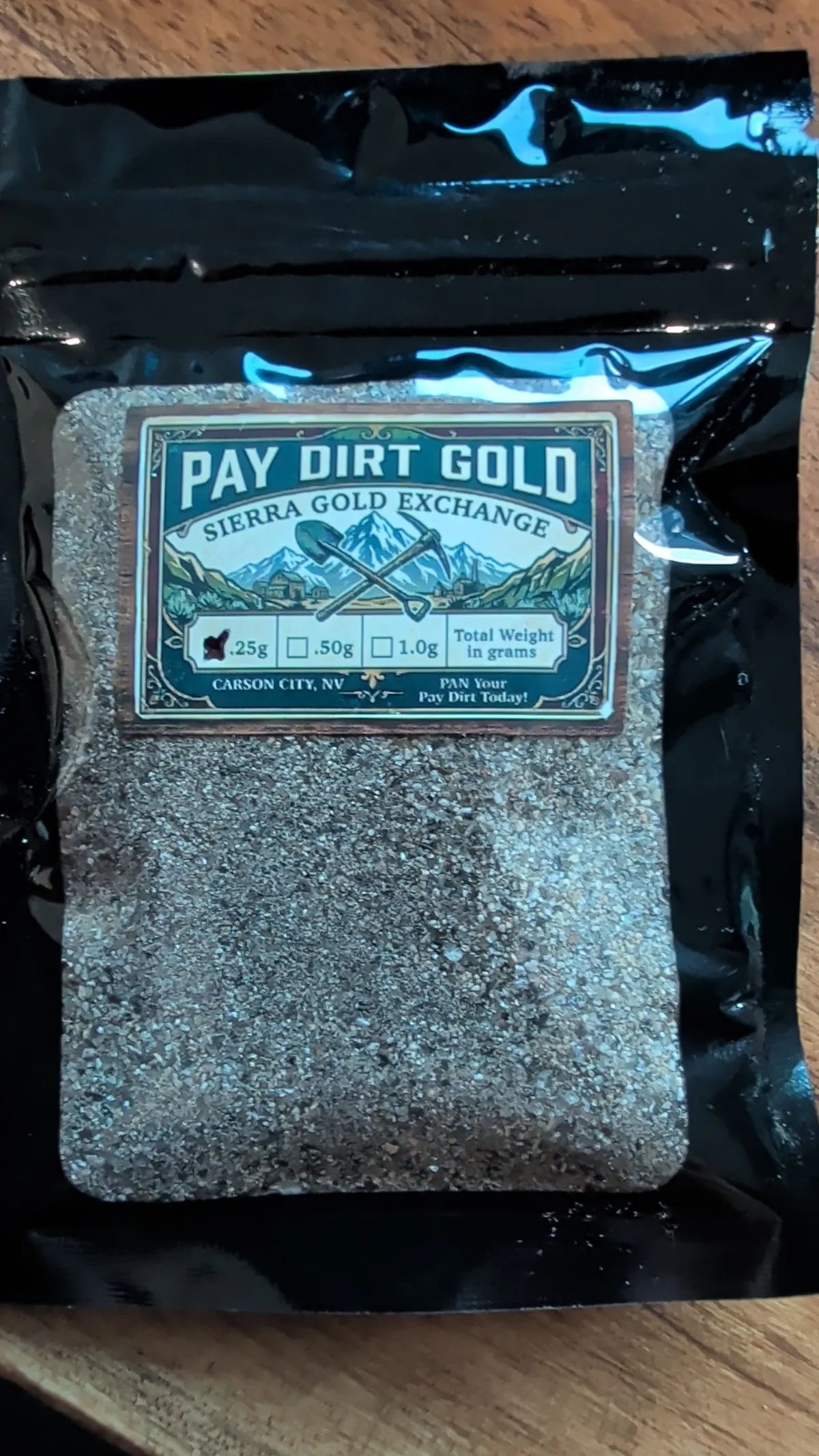 0.25g Gold Paydirt, Guaranteed Gold Inside, Strike It Rich!