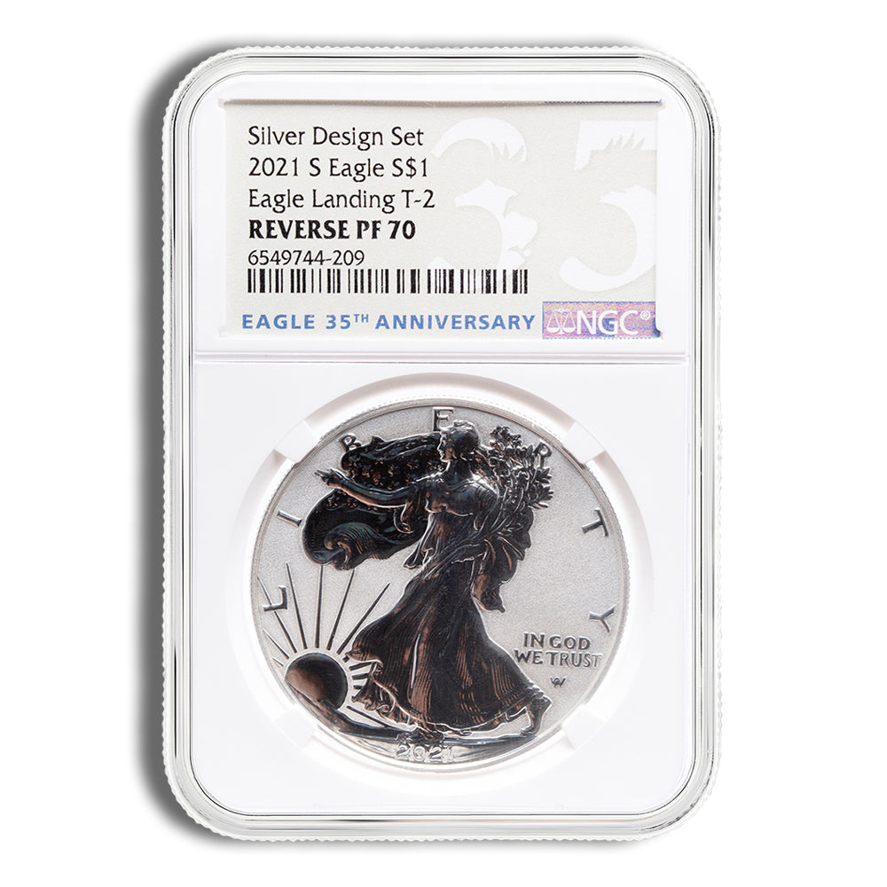 2021-S Reverse Proof Silver Eagle NGC PF70 - Type 2