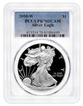 2010-W Proof Silver Eagle PCGS PR70
