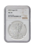 2023 Silver Eagle NGC MS70 - Brown Label