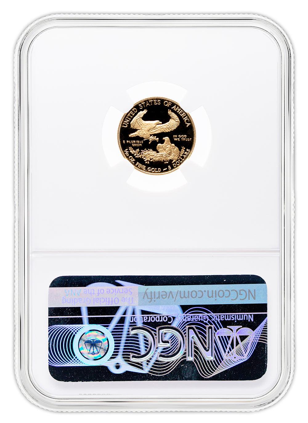 2012-W 1/10 oz Proof Gold Eagle $5 NGC PF70