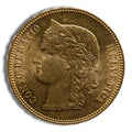 Switzerland Gold 20 Francs - Helvetica (1883-1896)