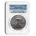 2021-W Burnished Silver Eagle PCGS SP70 (Type 2)