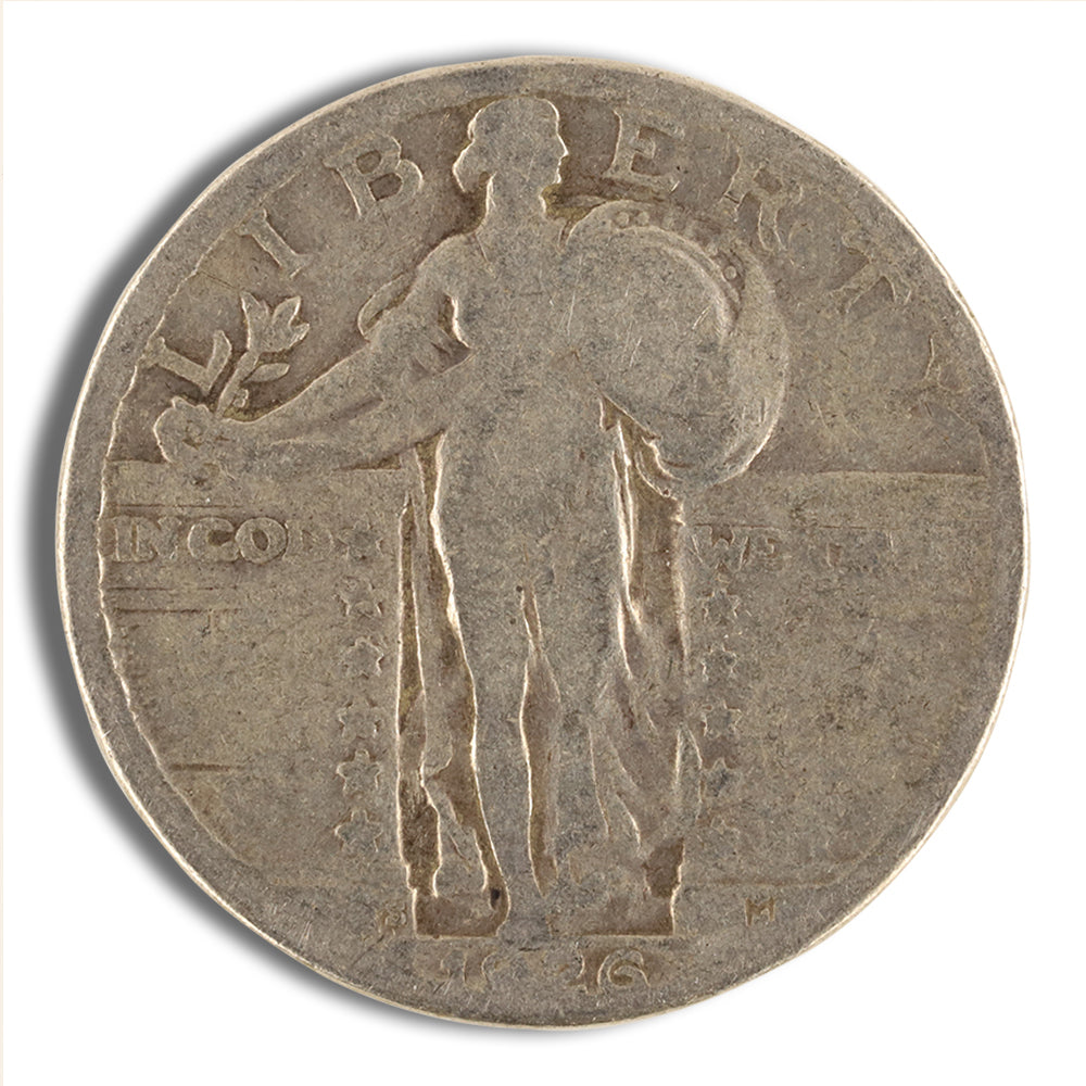$1 FV 90% Silver Standing Liberty Quarters - Partial Date