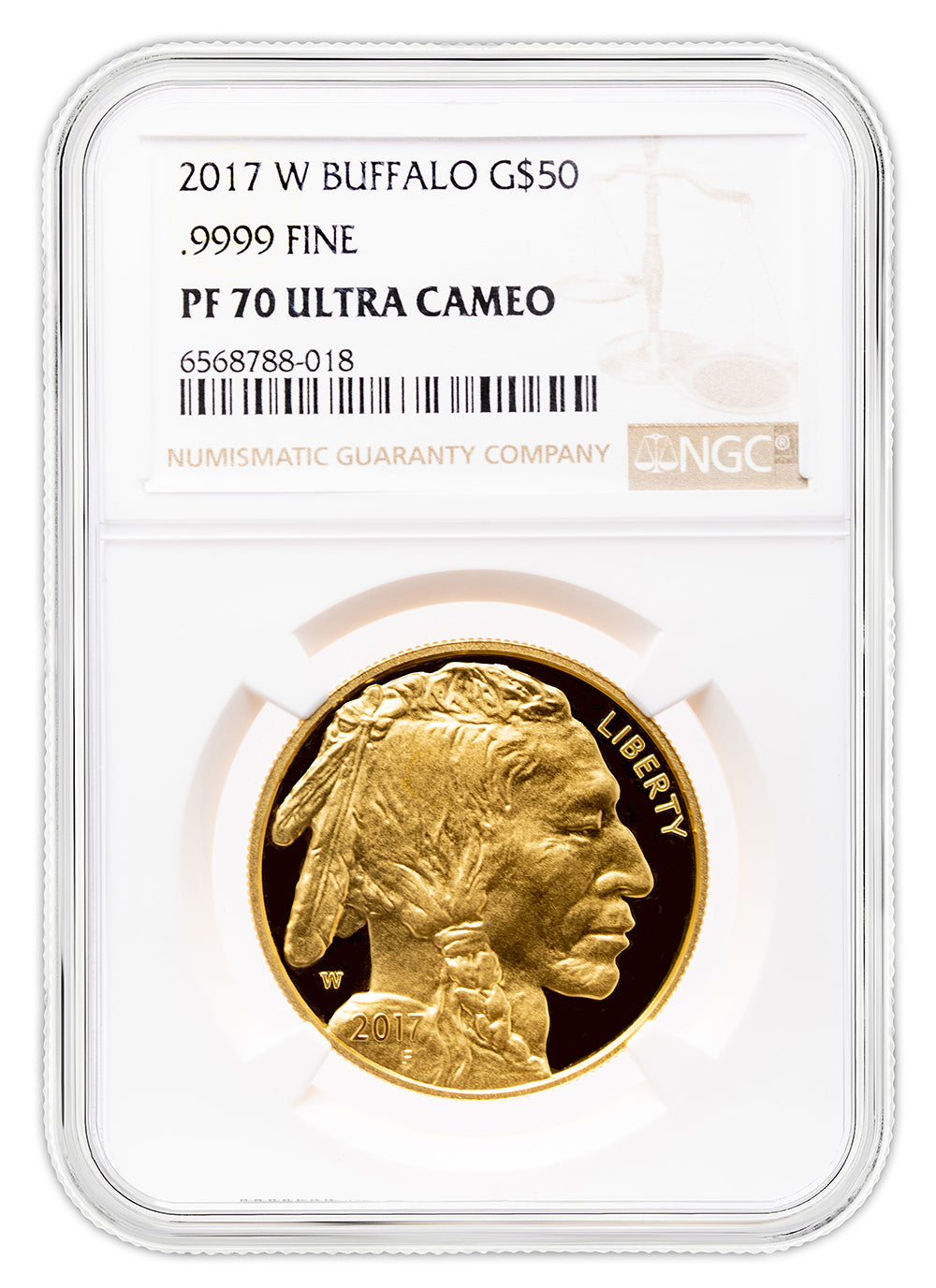 2017-W $50 Proof Gold Buffalo NGC PF70