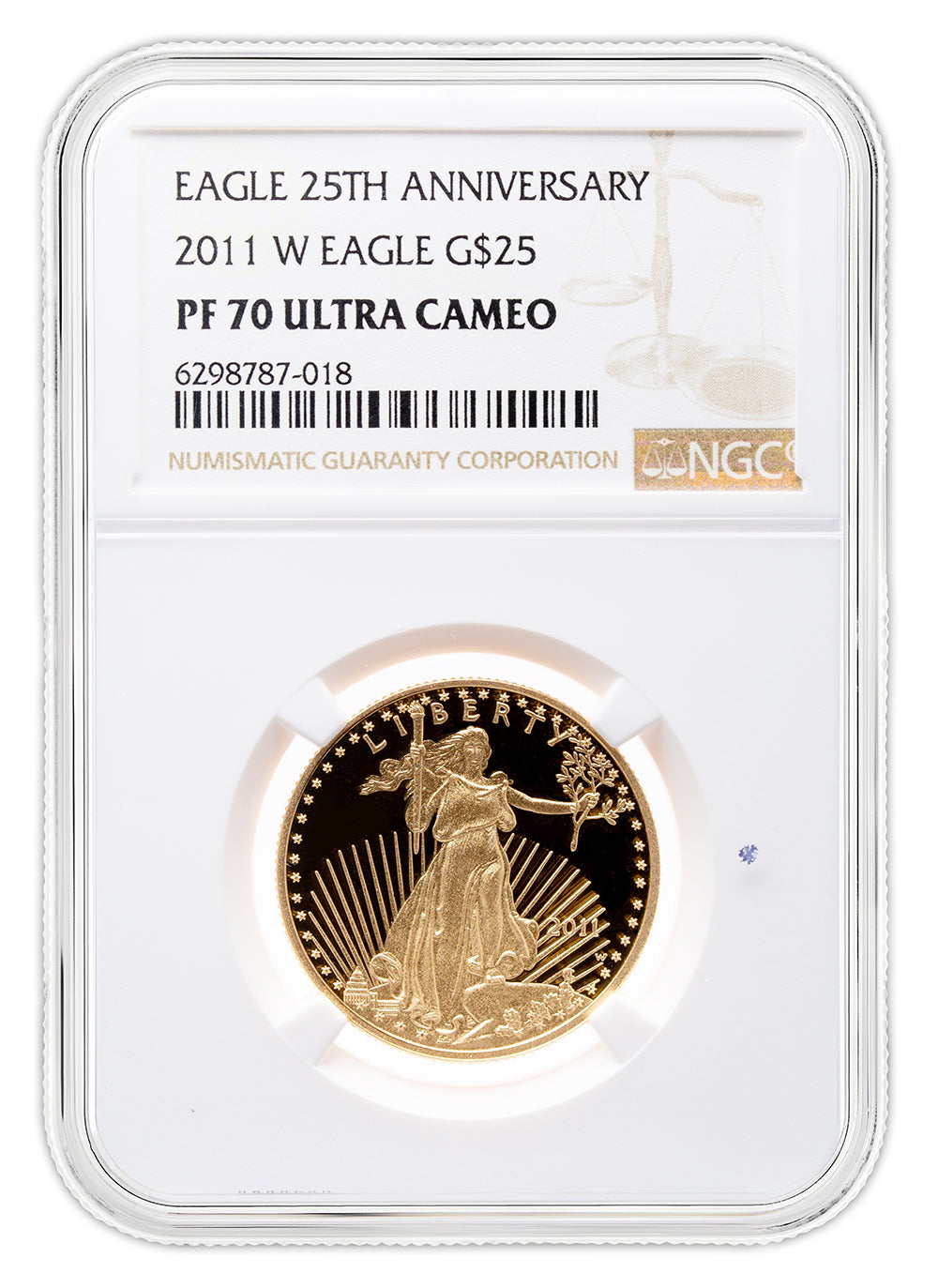 2011-W 1/2 oz Proof Gold Eagle $25 NGC PF70