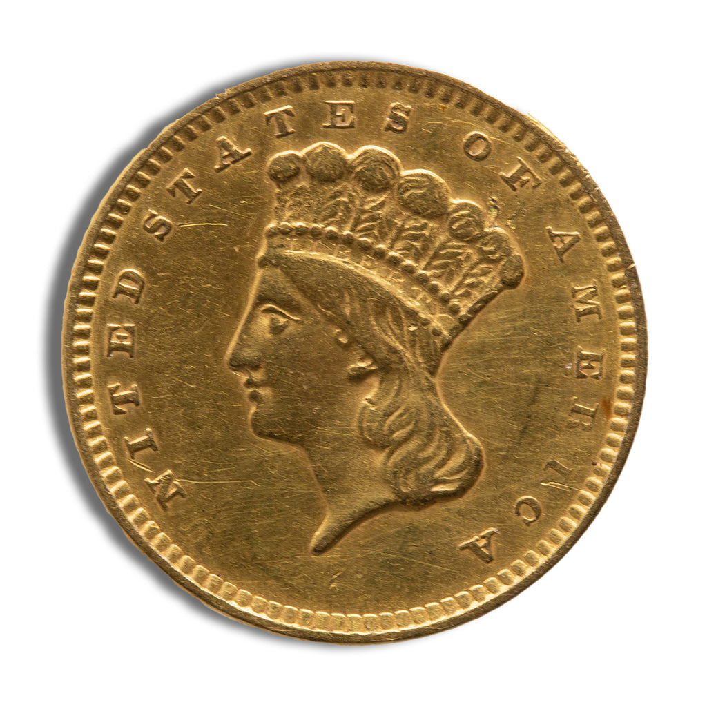 $1 Gold Indian Type 3 - XF