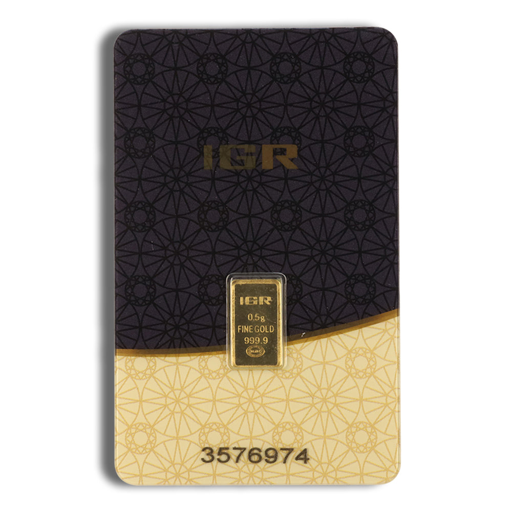 1/2 gram Gold Bar - Brand Varies