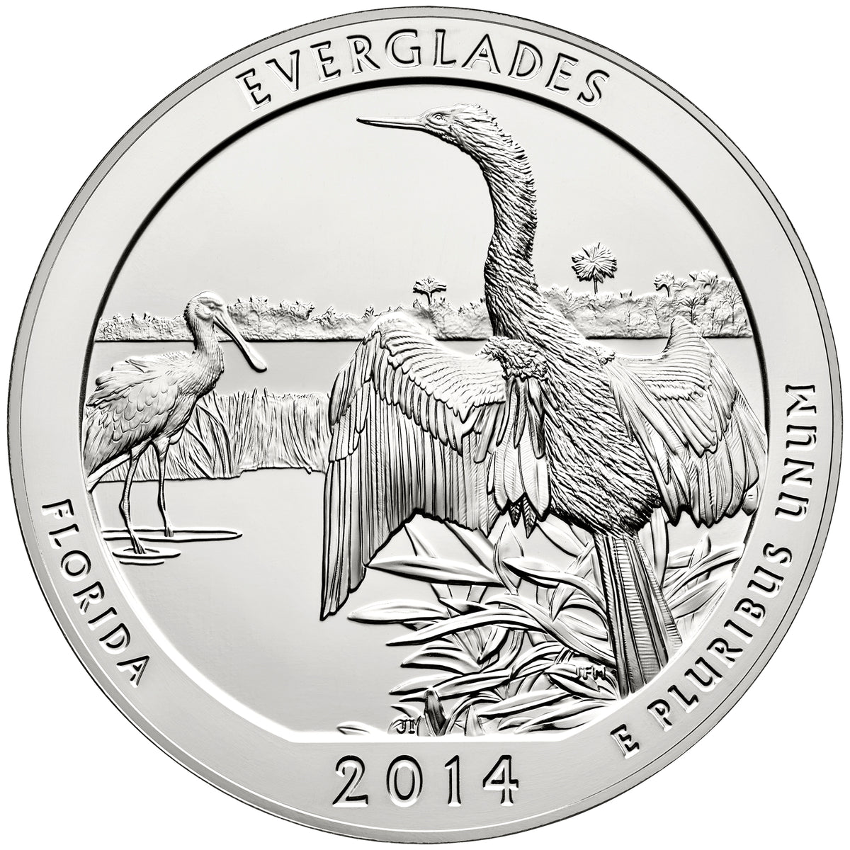 2014 5 oz ATB Everglades Silver Coin - BU