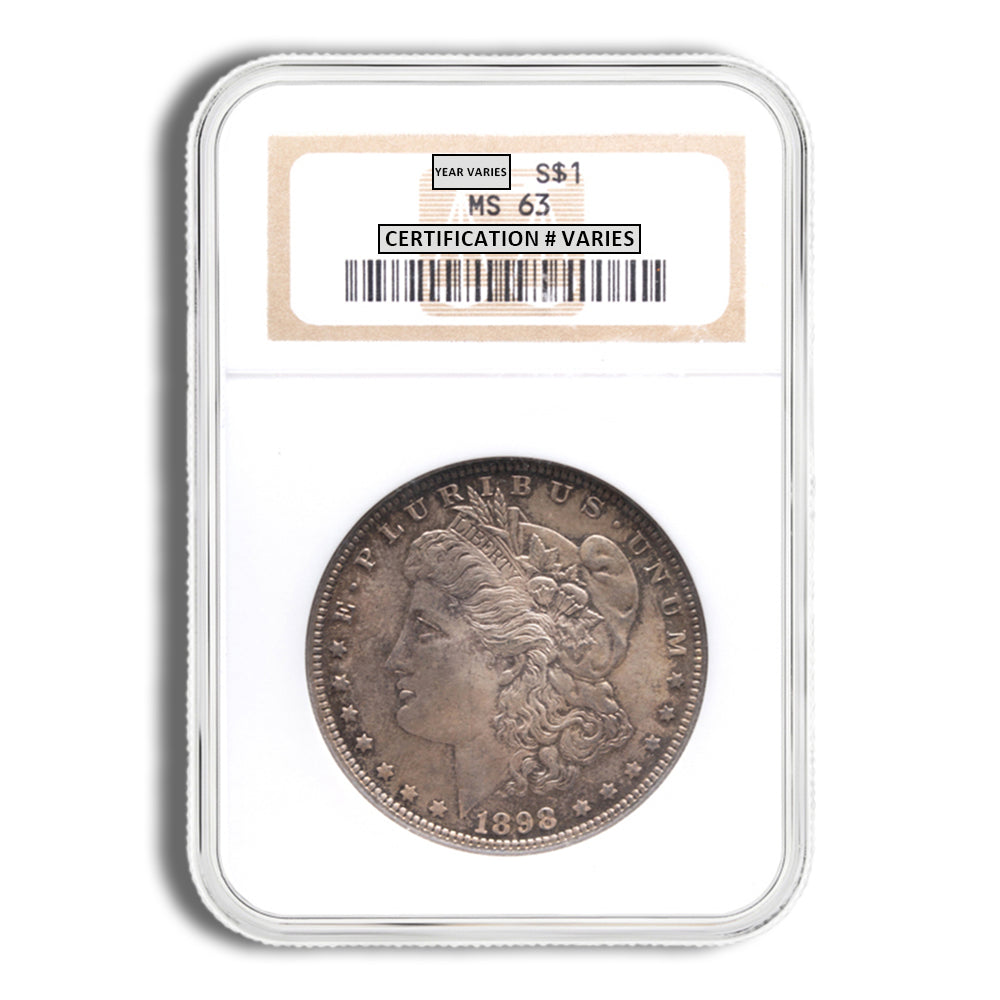 Pre-1921 Morgan Dollar - NGC MS63 (Toned)