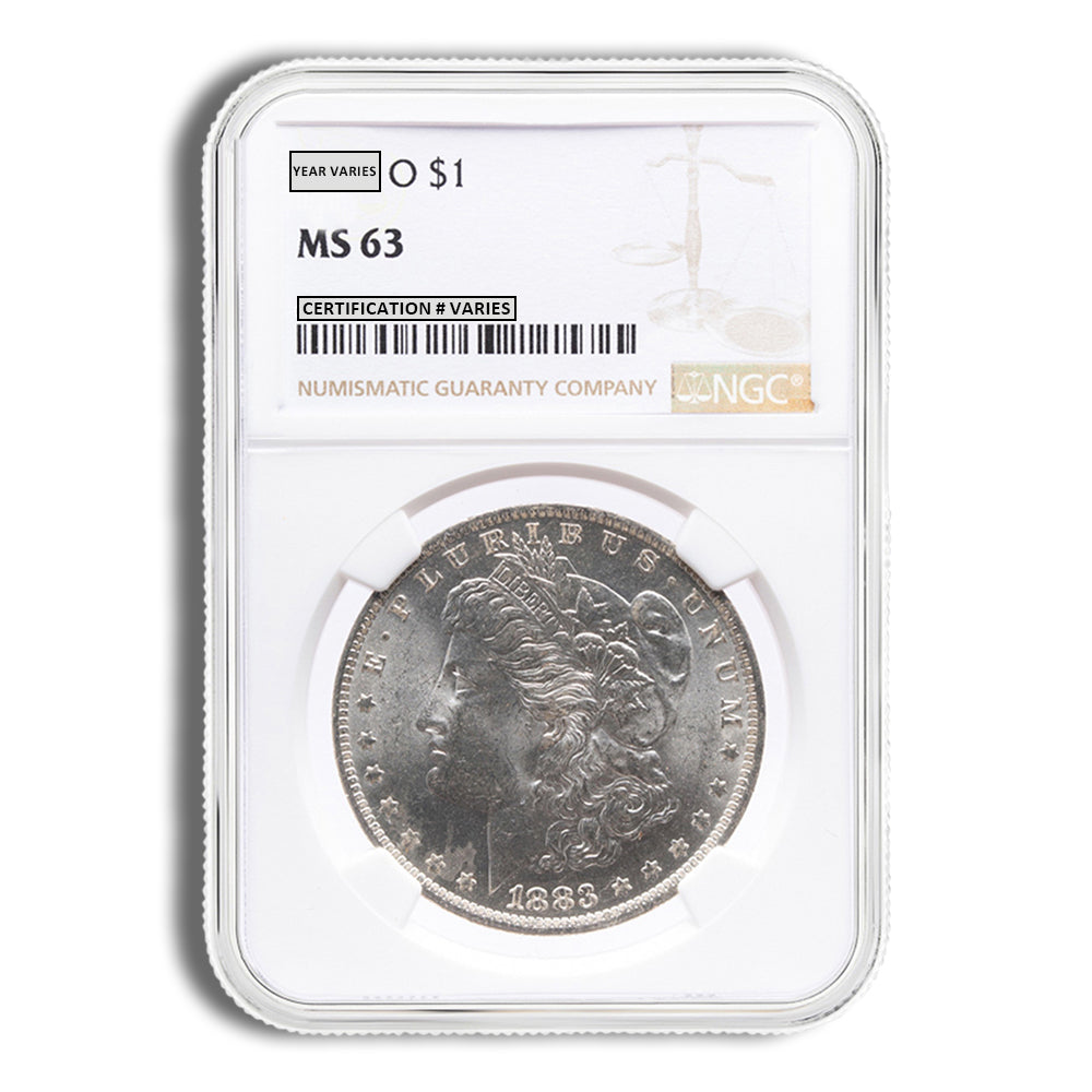 Pre-1921 Morgan Dollar - NGC MS63