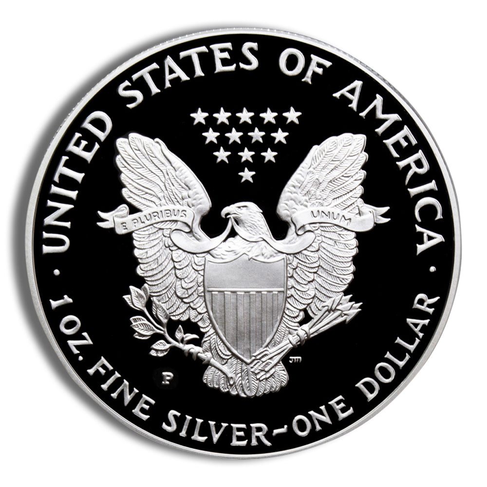 2001-W Proof Silver Eagle with Box & COA