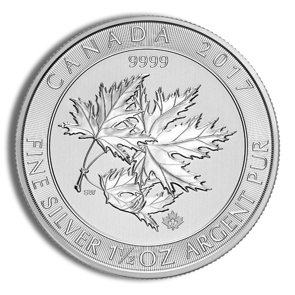 Canadian 1.5 oz SuperLeaf Silver Coin (Year Varies)