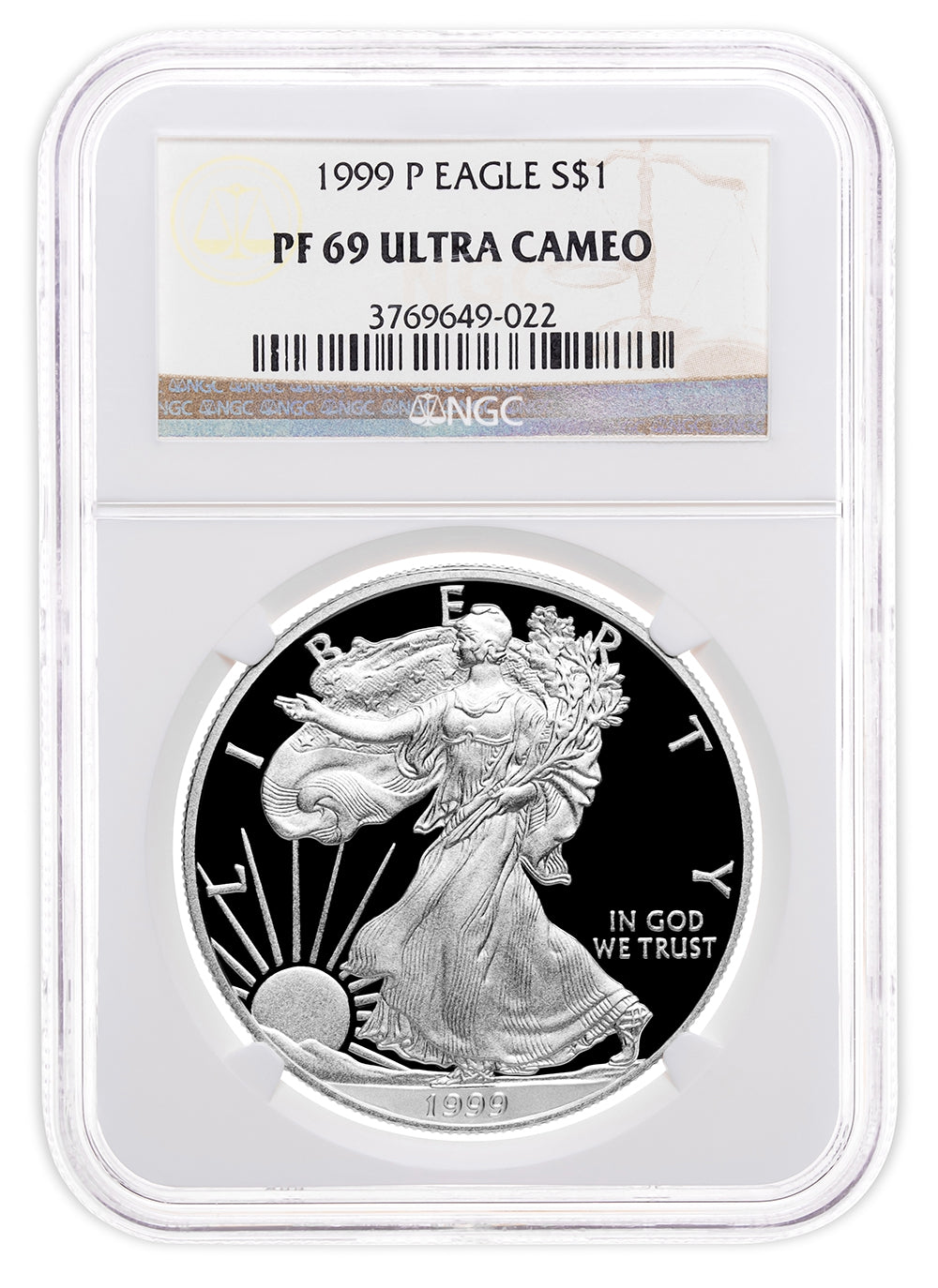 1999-P Proof Silver Eagle NGC PF69