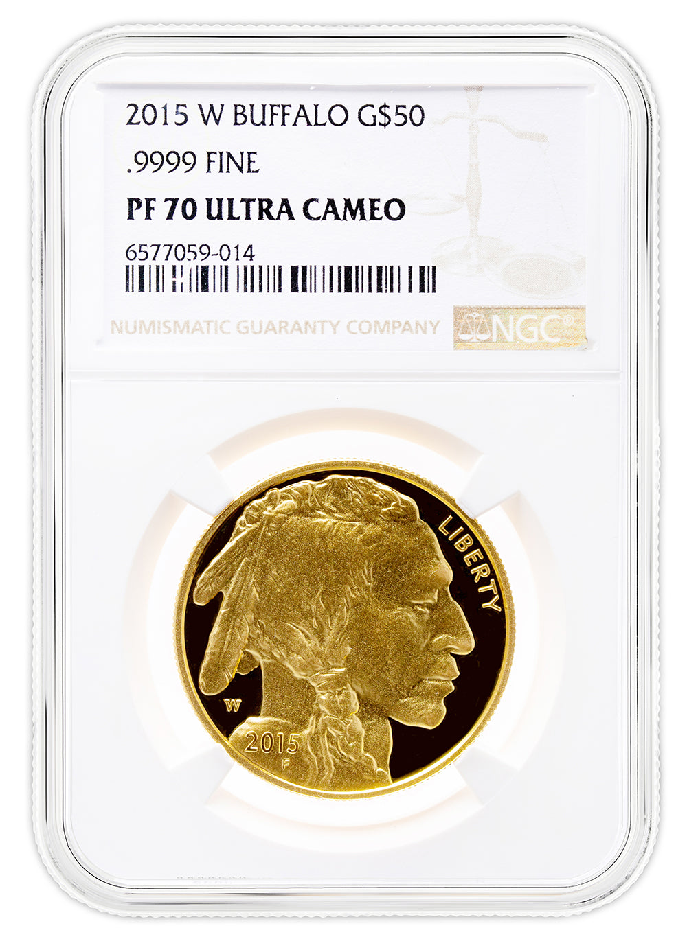 2015-W $50 Proof Gold Buffalo NGC PF70