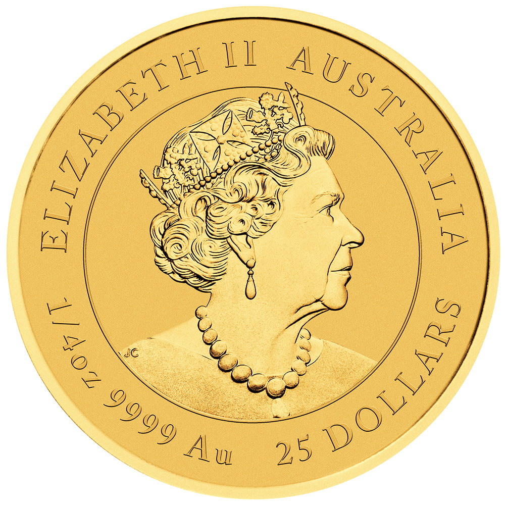 2022 1/4 oz Australian White-Bellied Sea Eagle Gold Coin