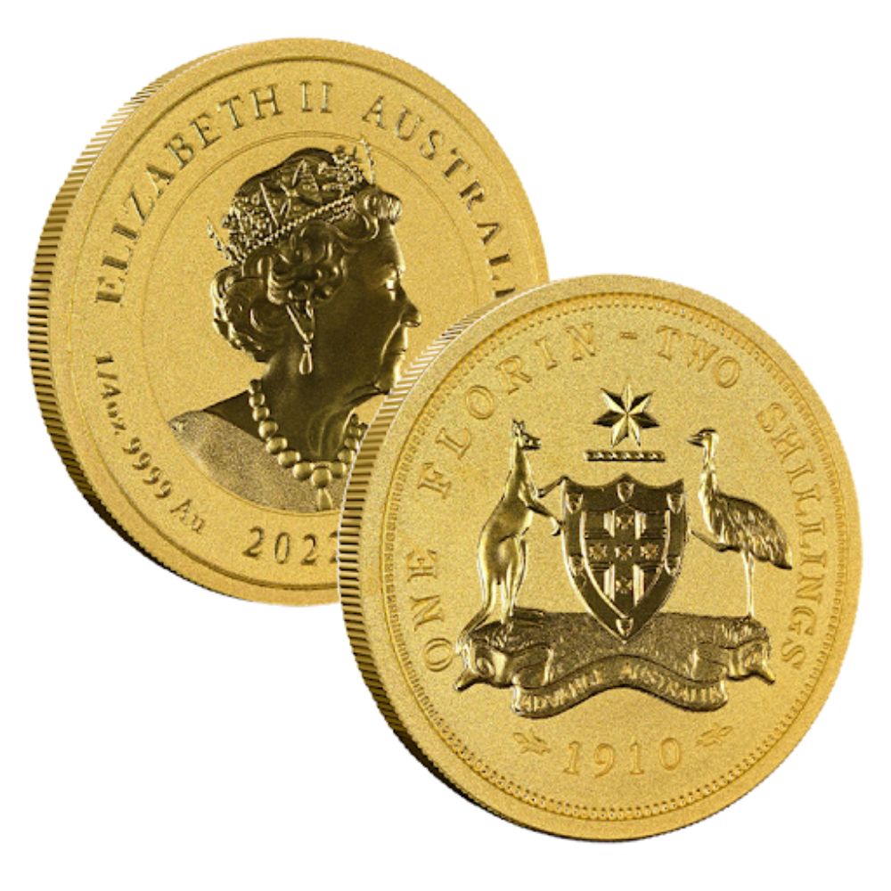 1/4 oz Australian Florin Gold Coin