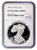 1997-P Proof Silver Eagle NGC PF70