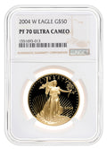 2004-W 1 oz Proof Gold Eagle $50 NGC PF70