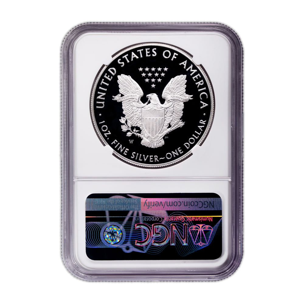 2016-W Proof Silver Eagle 30th Anniv NGC PF70