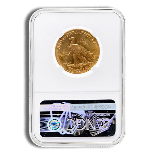 $10 Gold Indian Eagle - NGC MS61