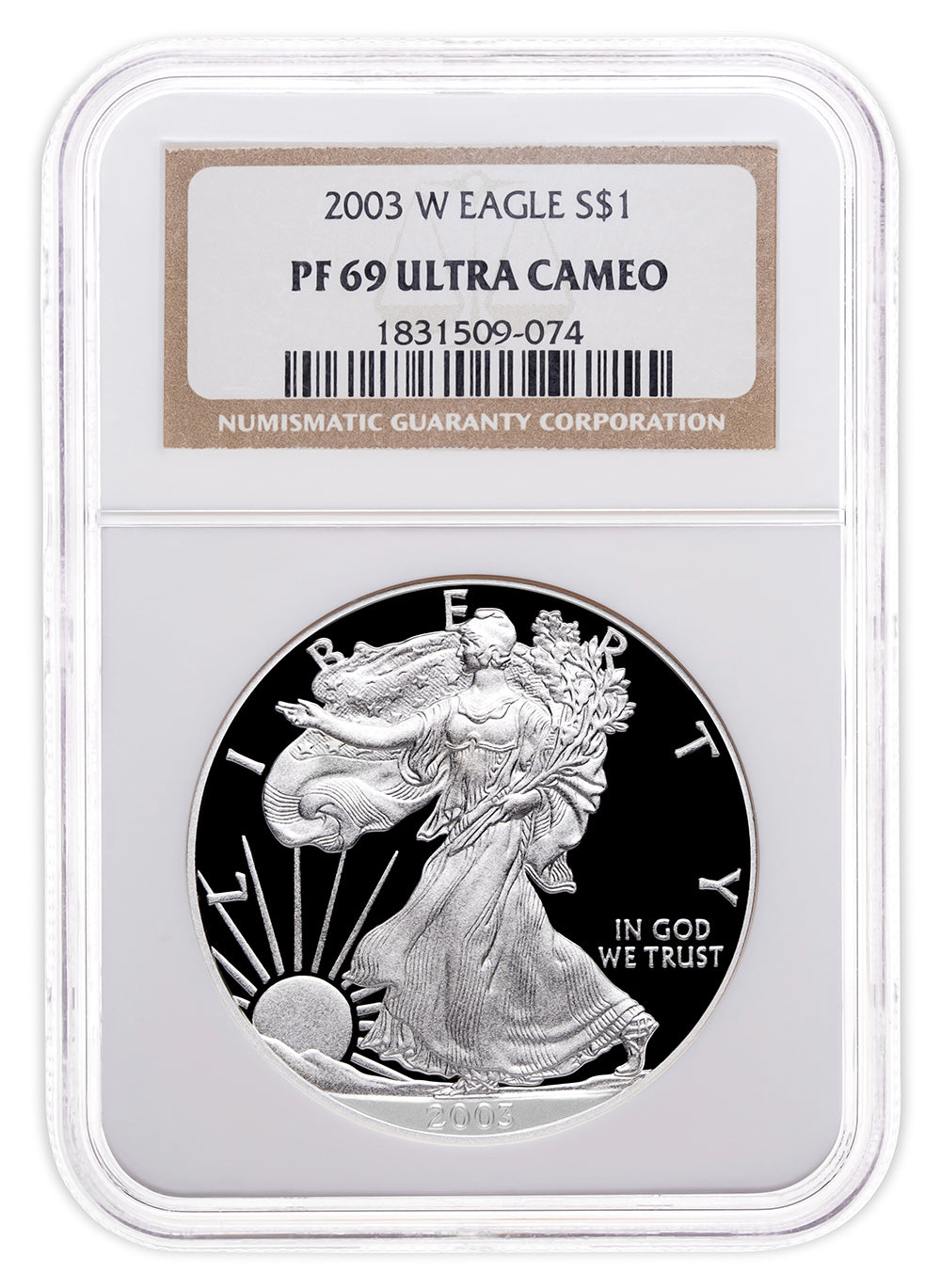 2003-W Proof Silver Eagle NGC PF69