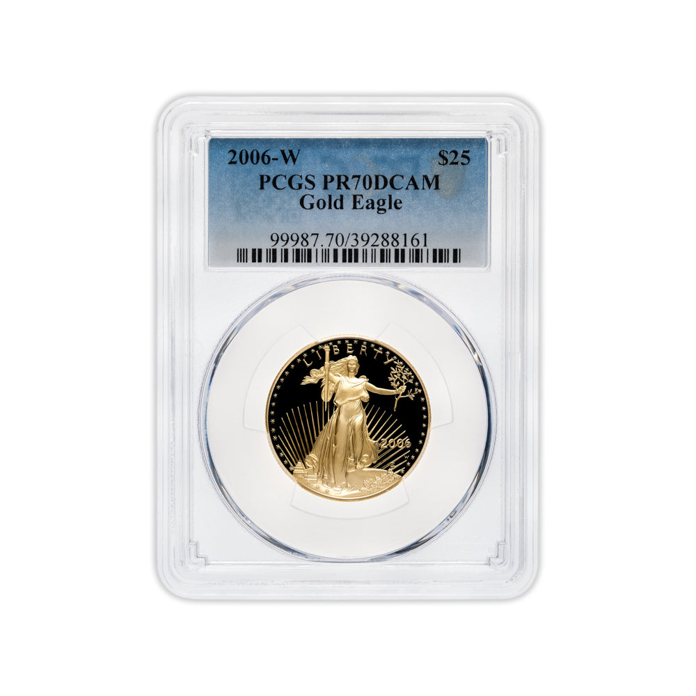 2006-W 1/2 oz Proof Gold Eagle $25 PCGS PR70