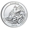 2012 5 oz ATB Acadia Silver Coin - BU